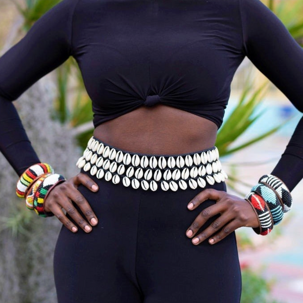 Shell waist beads hot sale