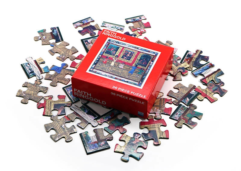 Dancing At the Louvre Puzzle by Faith Ringgold