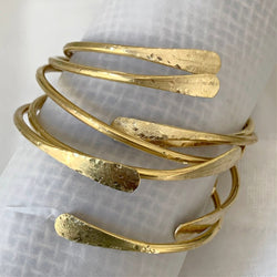 Modern Paddle Cuff Bracelet Set of 5