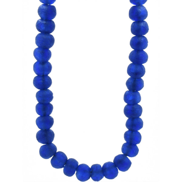 Hand-Made Cobalt Glass Beads Medium