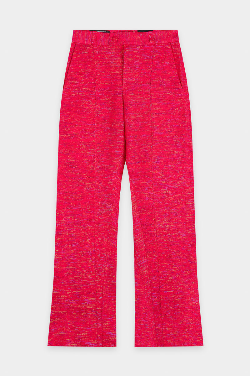 Samuels III Hot Pink Handwoven Lurex Pants