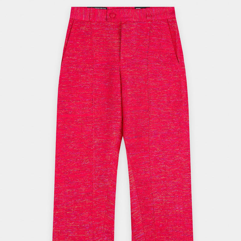 Samuels III Hot Pink Handwoven Lurex Pants