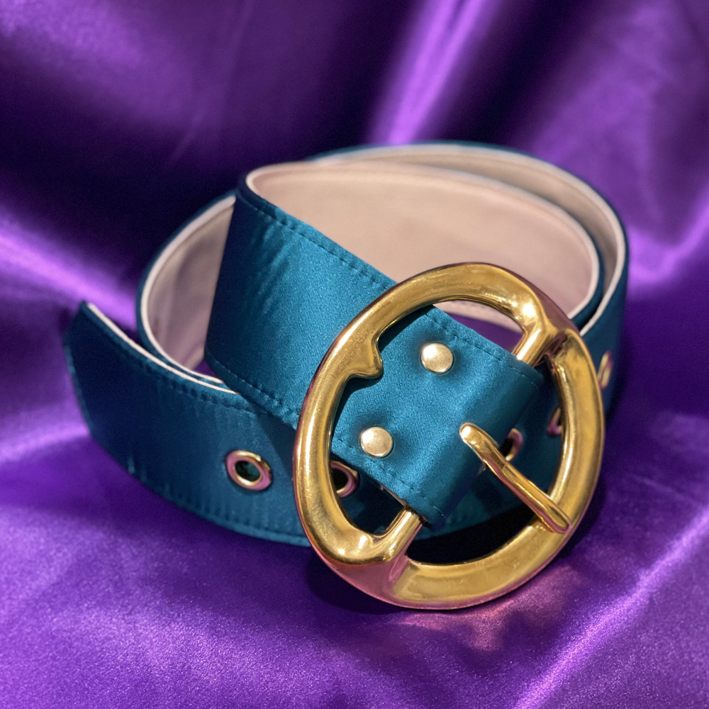 TealSilkSignatureBelt_1000x.  display picture 1