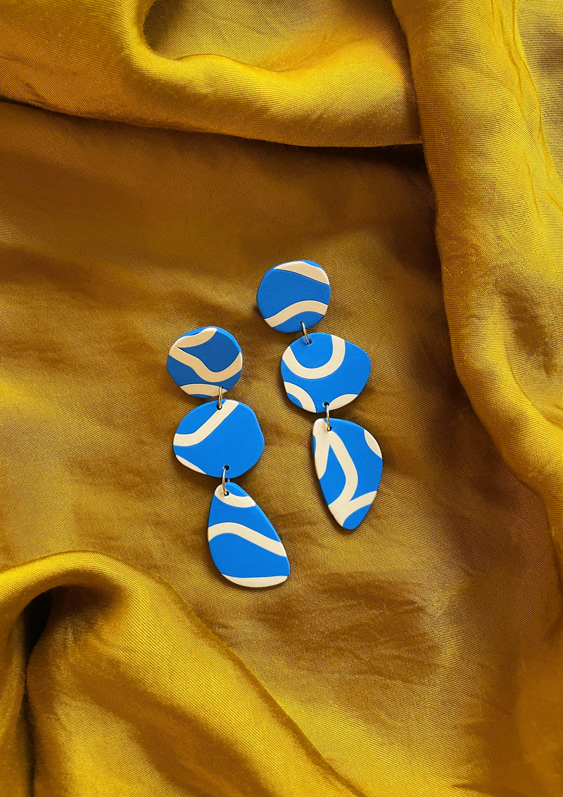 BLUE PRINT ANDI EARRINGS