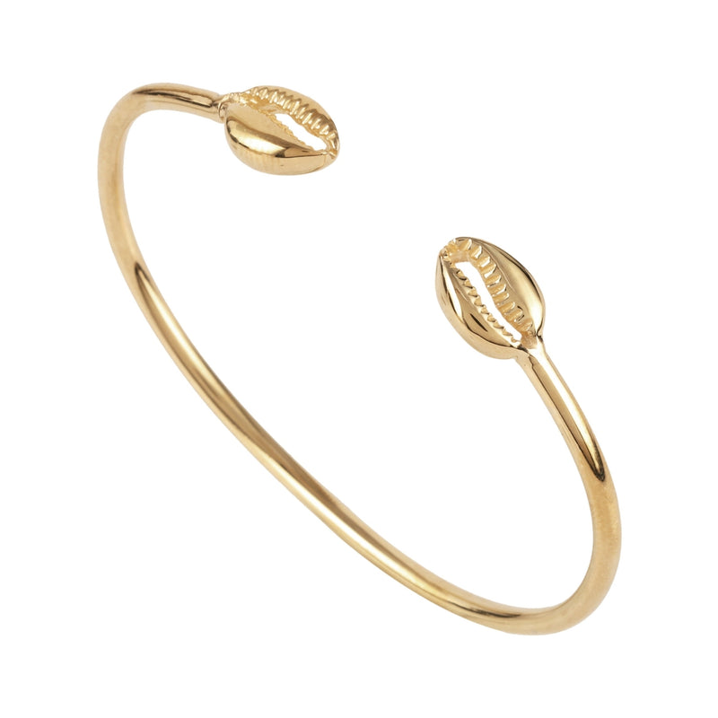 Brass Cowrie Bangle