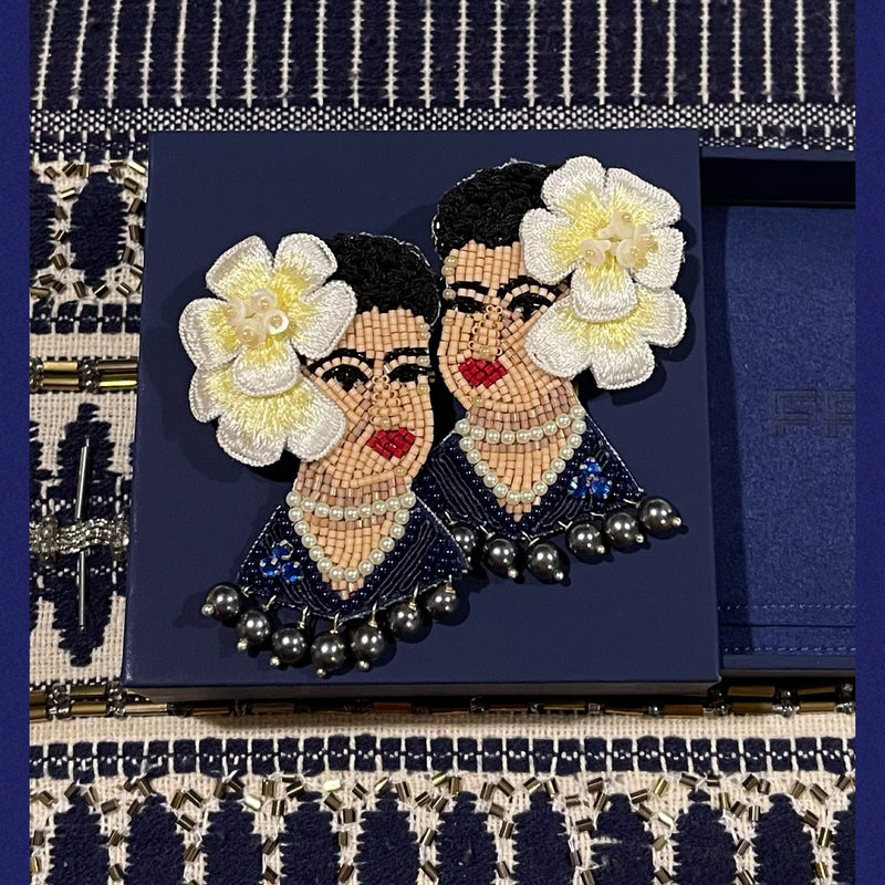 Lady Day Beaded Earrings