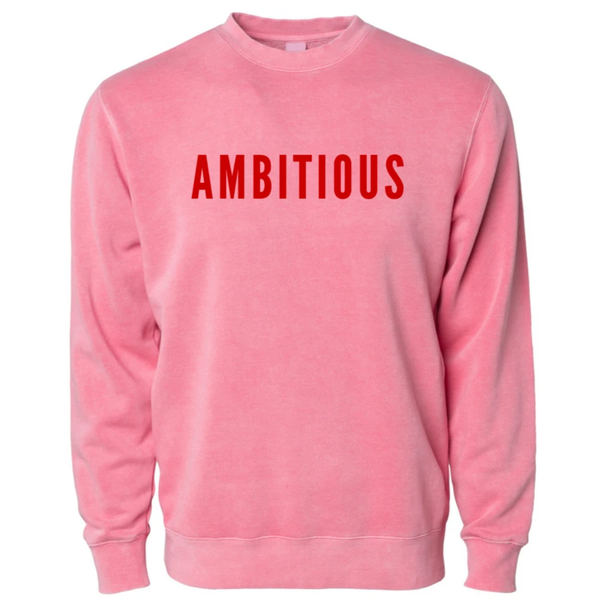 Ambitious Pink Phenomenally Soft Crewneck Sweatshirt
